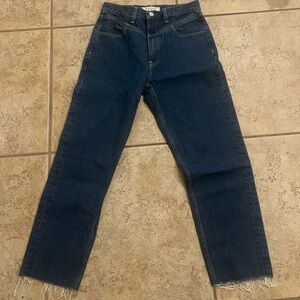 Trave Heidi High Waist Crop Straight Jeans 27